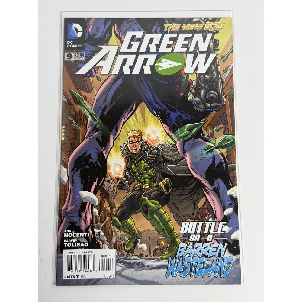 Green Arrow #9 DC Comics 2012 The New 52 Ann Nocenti Harvey Tolibao Cover Art